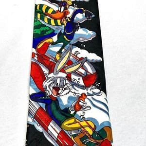 Looney Tunes colorful Christmas tie